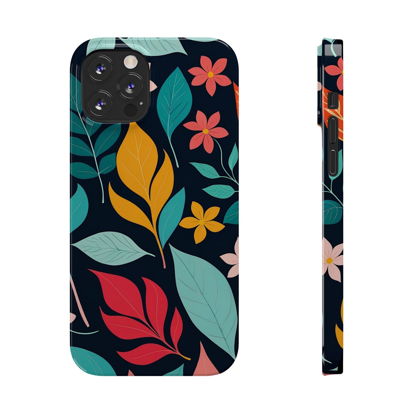 Flower Leaf Slim Phone Case