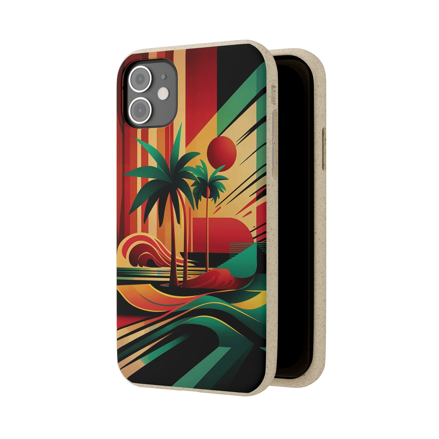 Beach Painting Biodegradable Case