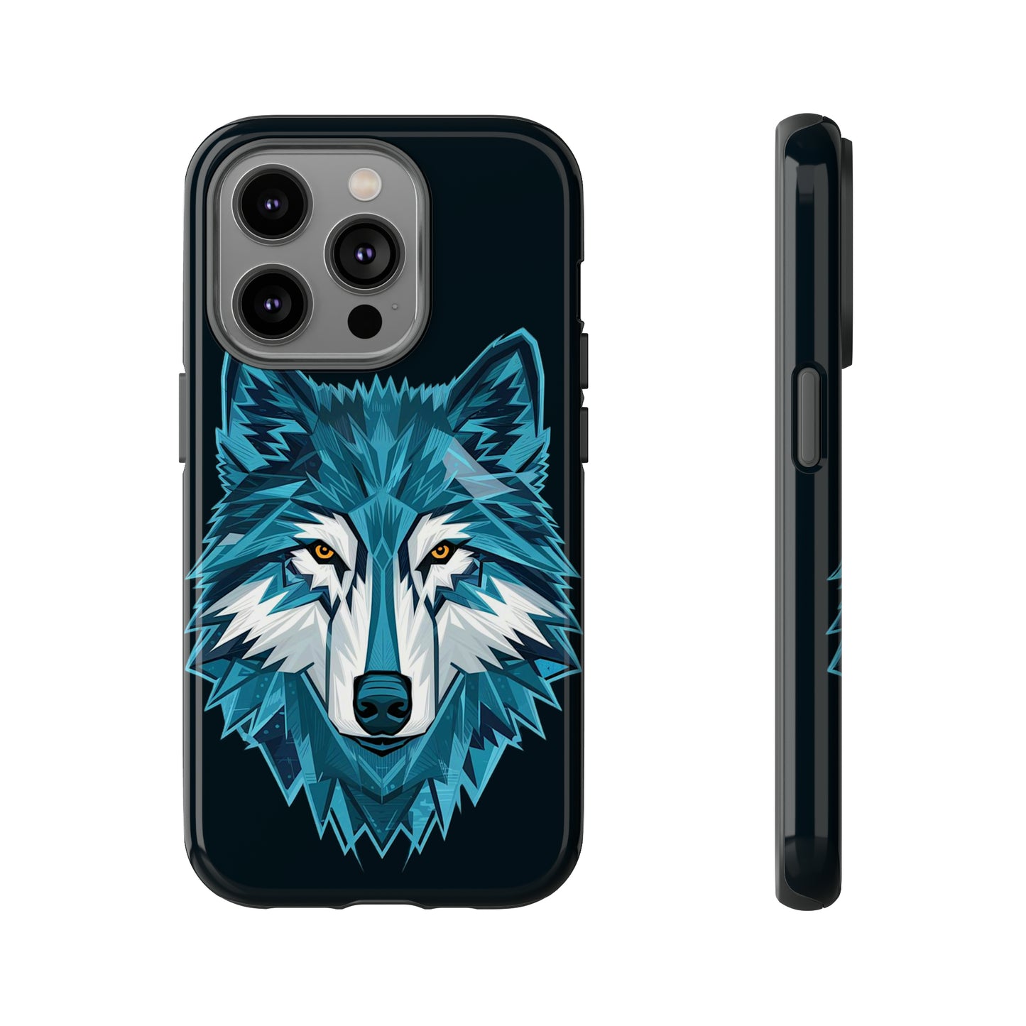 Cubism Wolf Art Tough Case