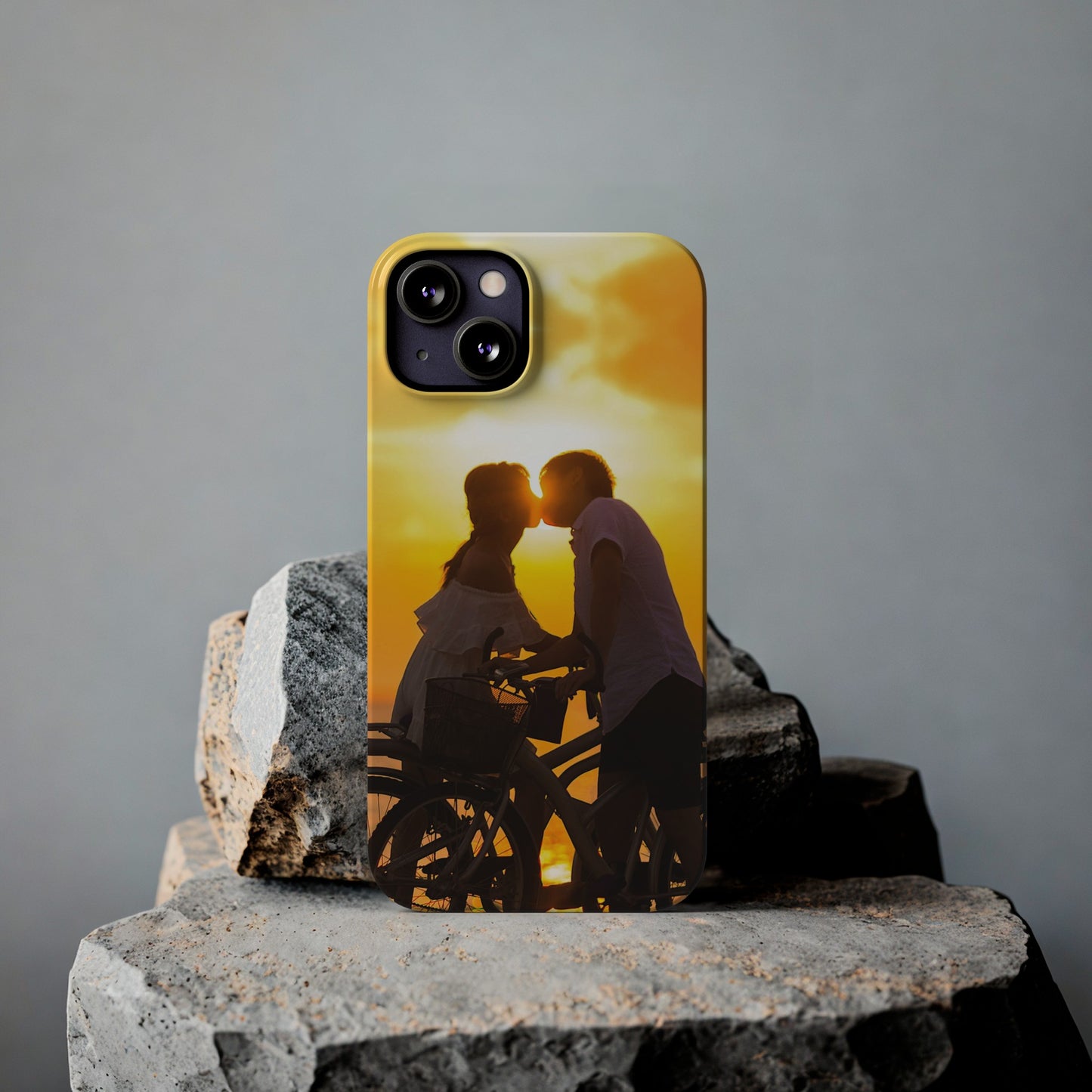 Sunset Kiss Slim Phone Case