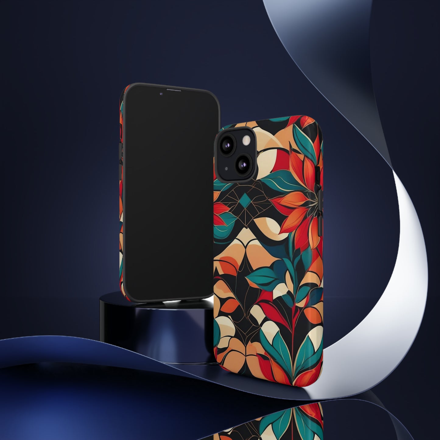 Flower Pattern Art Design Tough Case