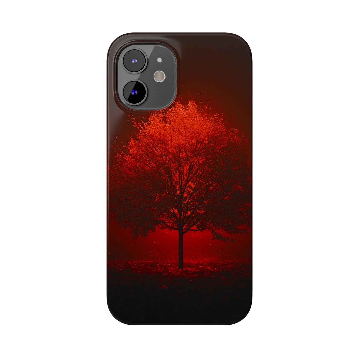 Red Tree Slim Phone Case - Colorwink