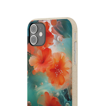 Flower painting Biodegradable Case