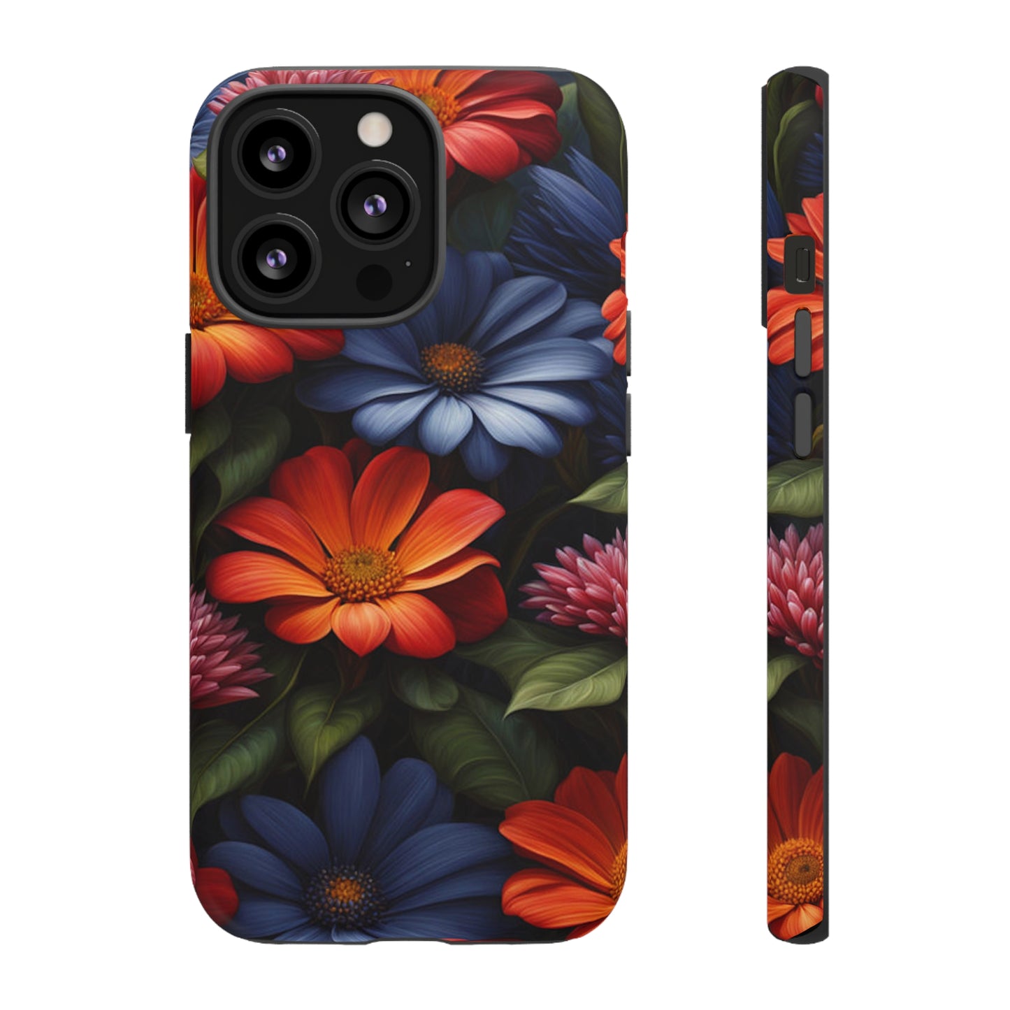 Flame Flowers Tough Case