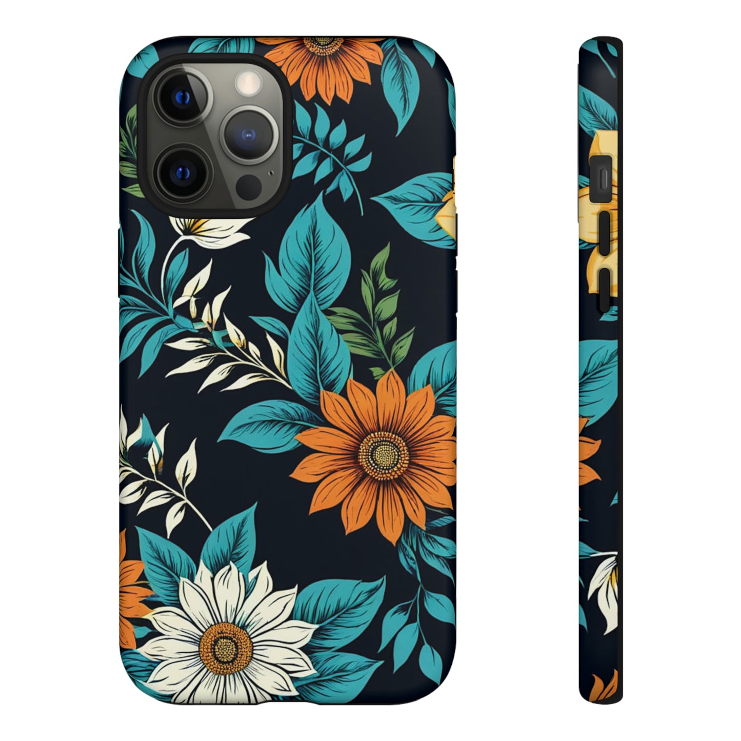 Flower Designs Pattern Tough Case