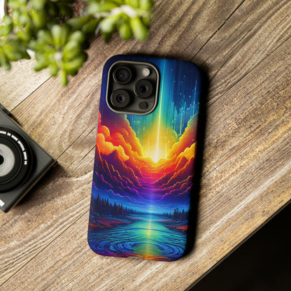 Rainbow Clouds Tough Case