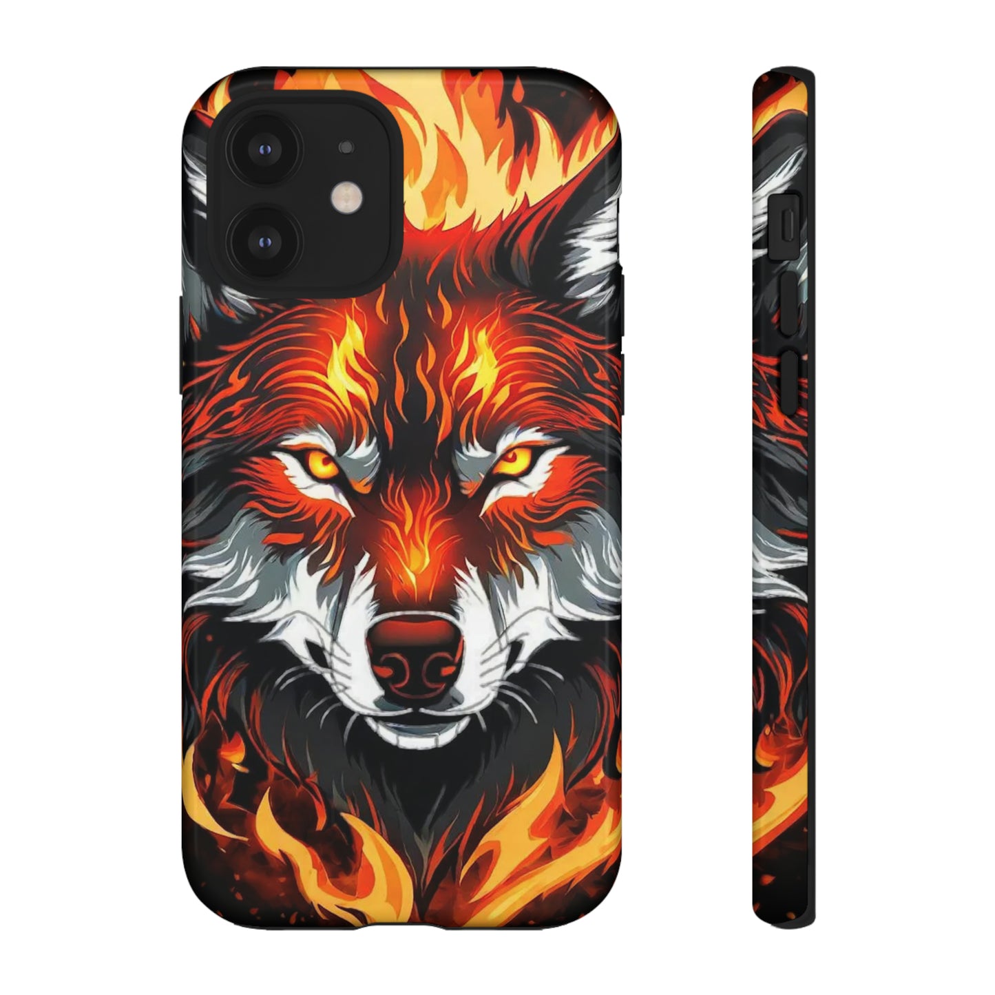 Fiery Wolf Tough Case