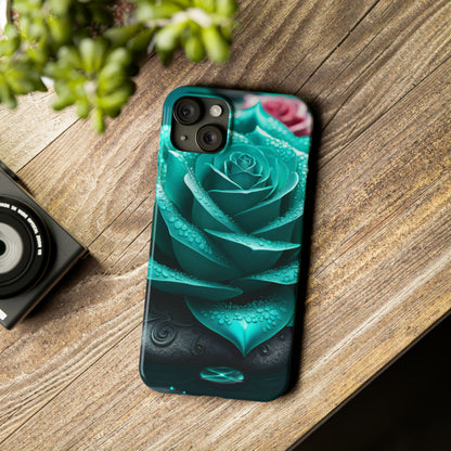 Blue Lotus Slim Phone Case - Colorwink