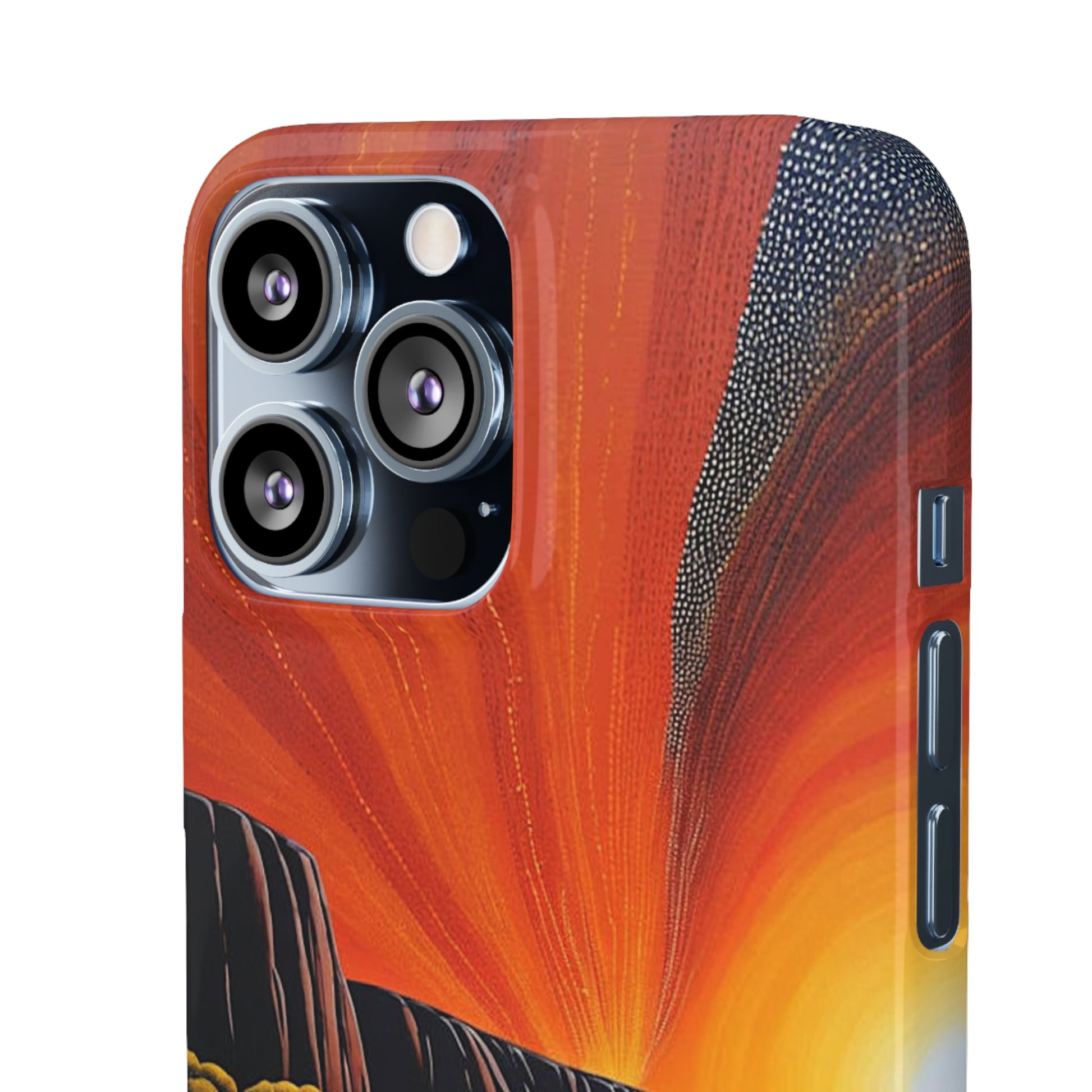 Orange landscape Snap Case - Colorwink