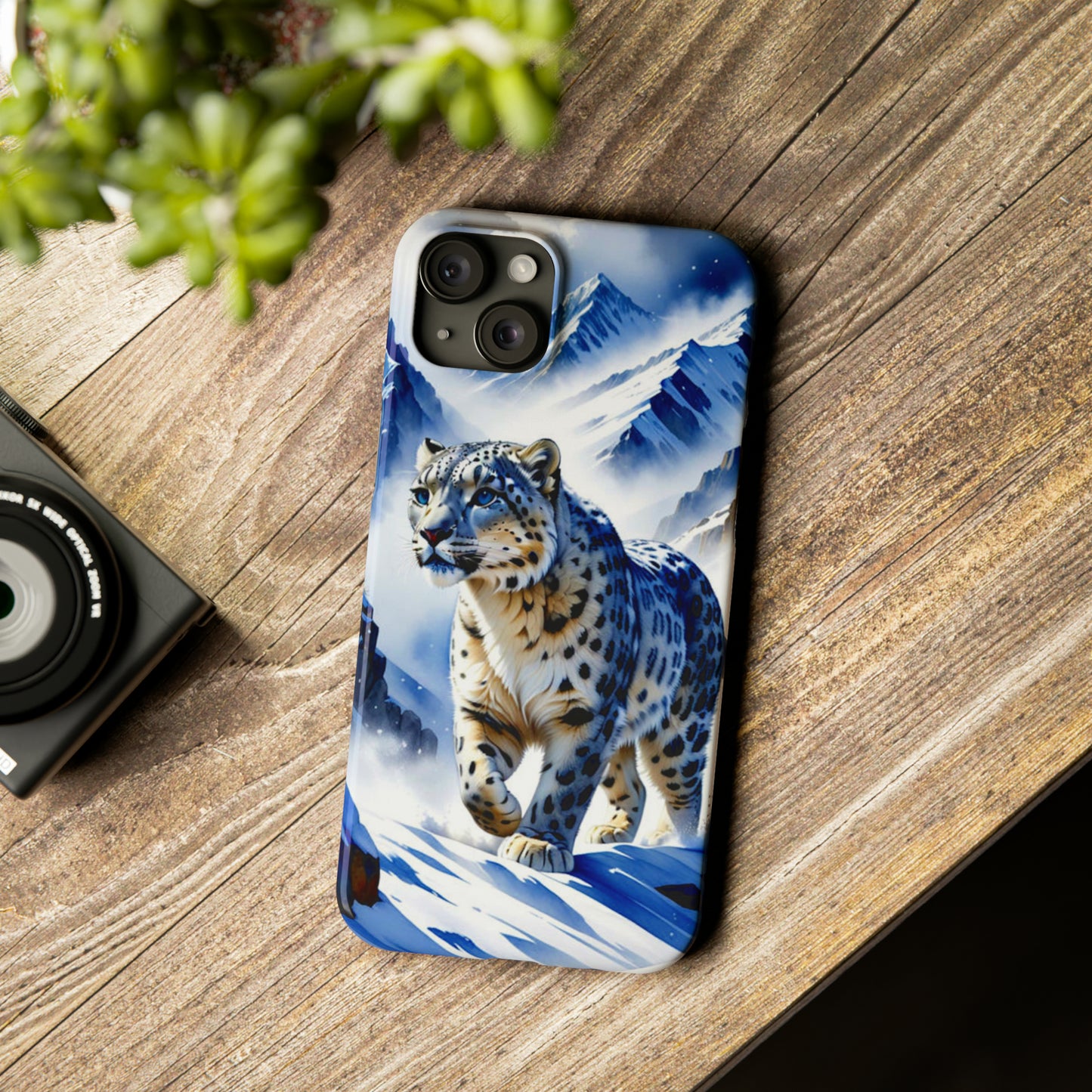 White Tiger Slim Phone Case - Colorwink