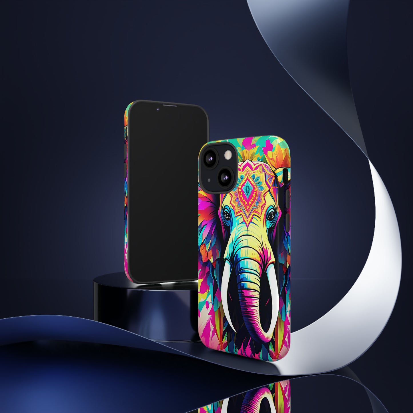 Psychedelic Elephant Tough Case