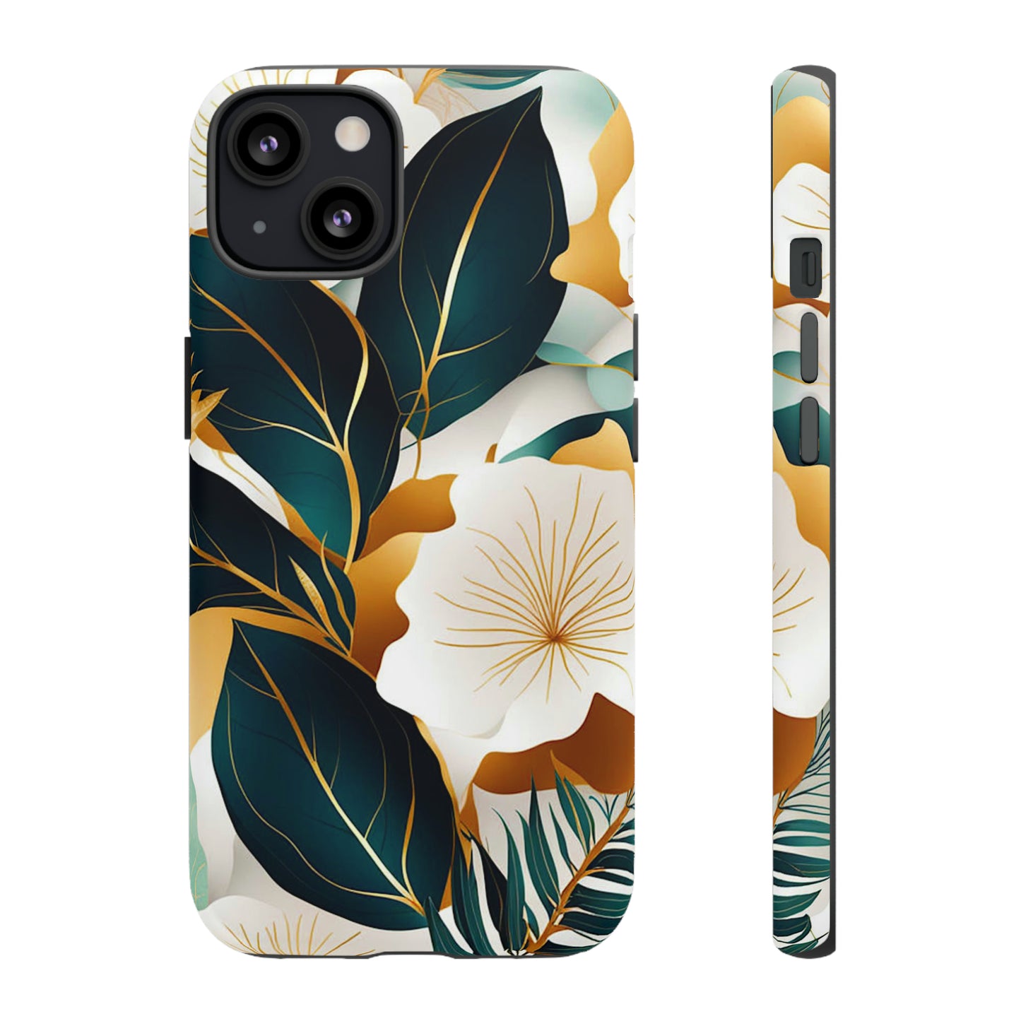 White Flowers Art Tough Case