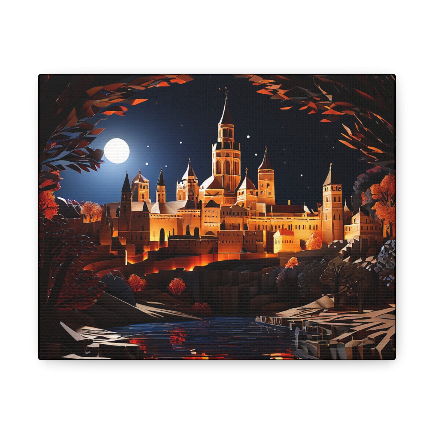 Silent Arabian Night Canvas