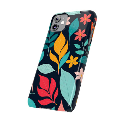 Flower Leaf Slim Phone Case