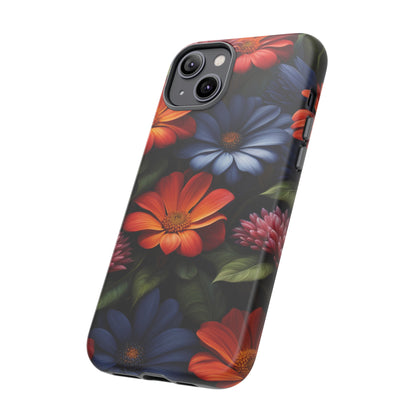 Flame Flowers Tough Case