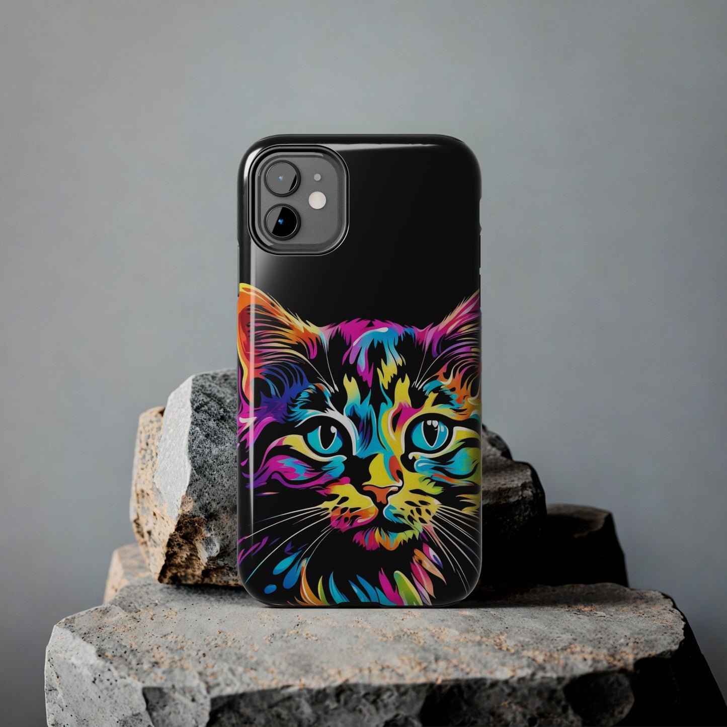 Psychedelic Cat Tough Case