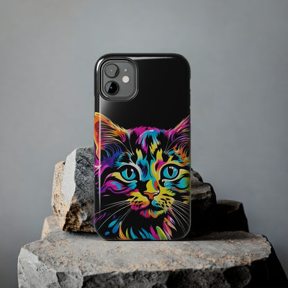 Psychedelic Cat Tough Case