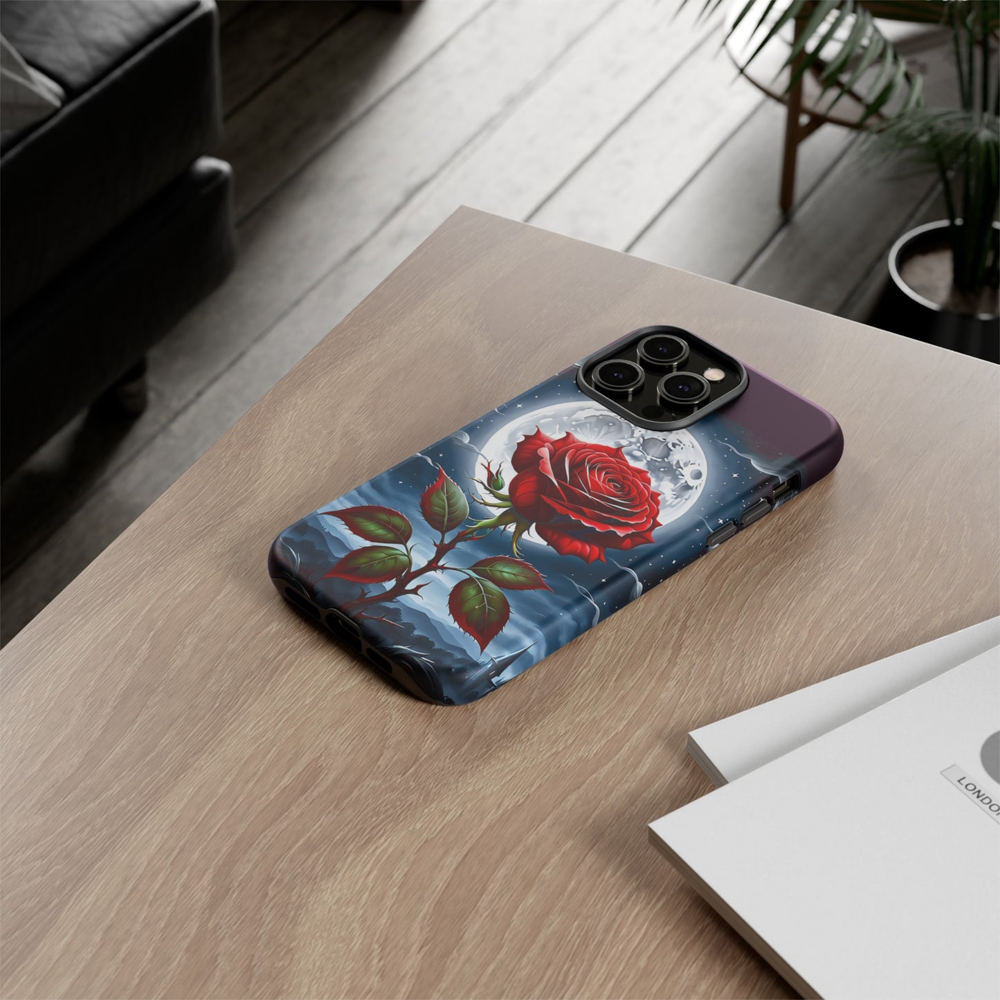 Moonlit Rose Tough Case