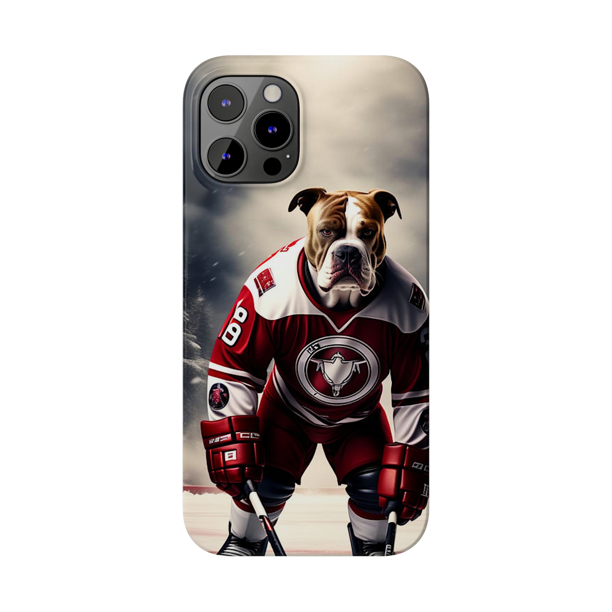 Ice Hockey Player Slim Phone Case - Colorwink