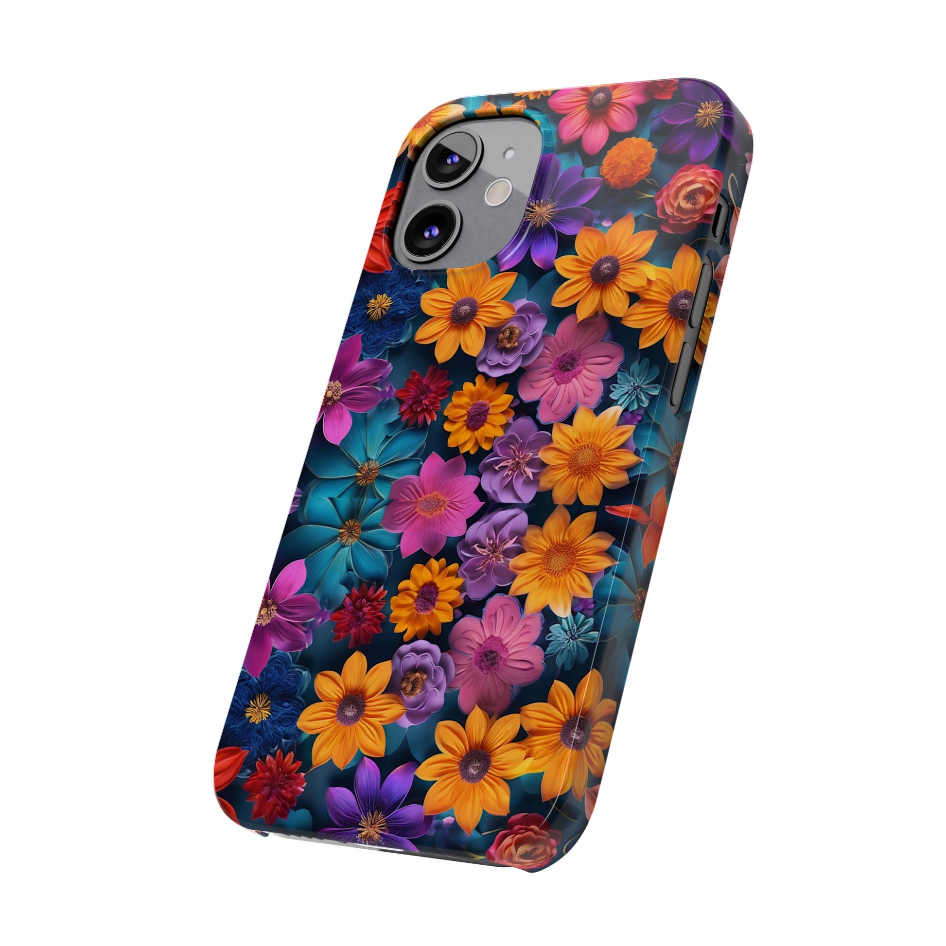 Pinwheel Flower Slim Phone Case - Colorwink