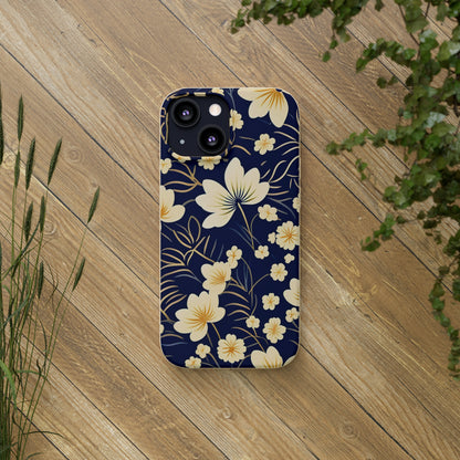 Flower Paint Biodegradable Case