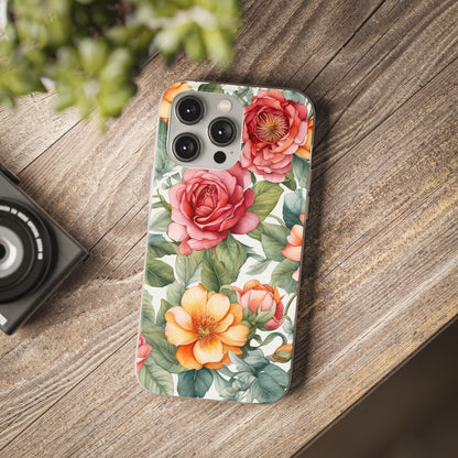 Flower Form Art Flexi Case - Colorwink