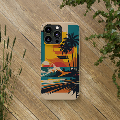 Sunset Mural Biodegradable Case