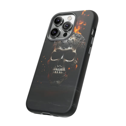 Fiery Skull Tough Case