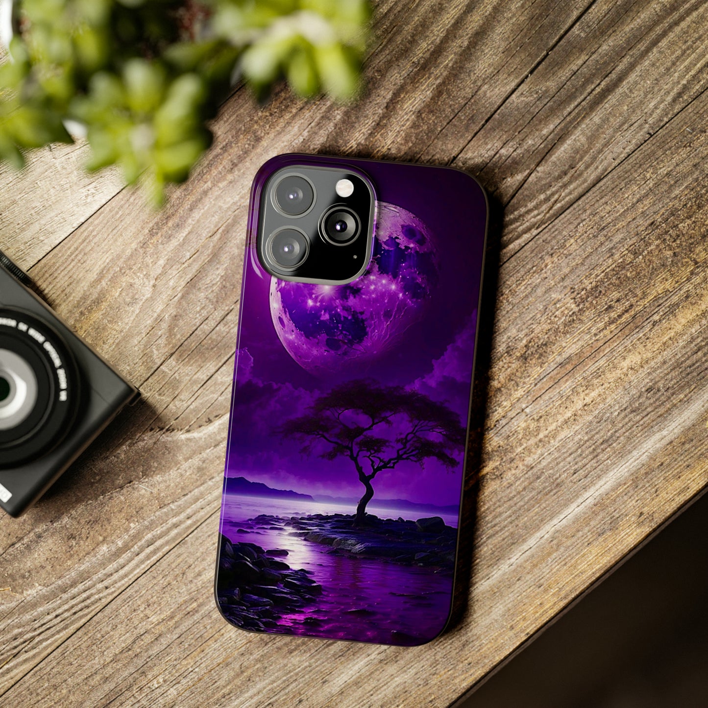 Violet Moon Slim Phone Case - Colorwink