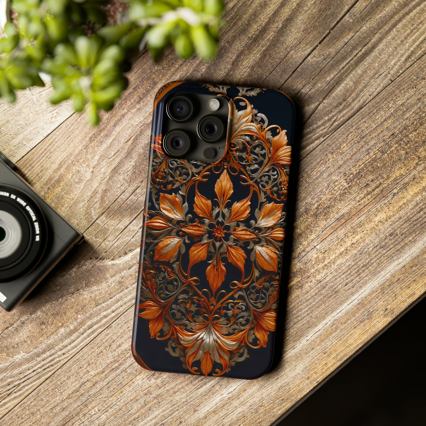 Floral Symphony Slim Phone Case - Colorwink