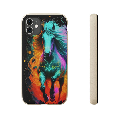 Psychedelic Horse Biodegradable Case