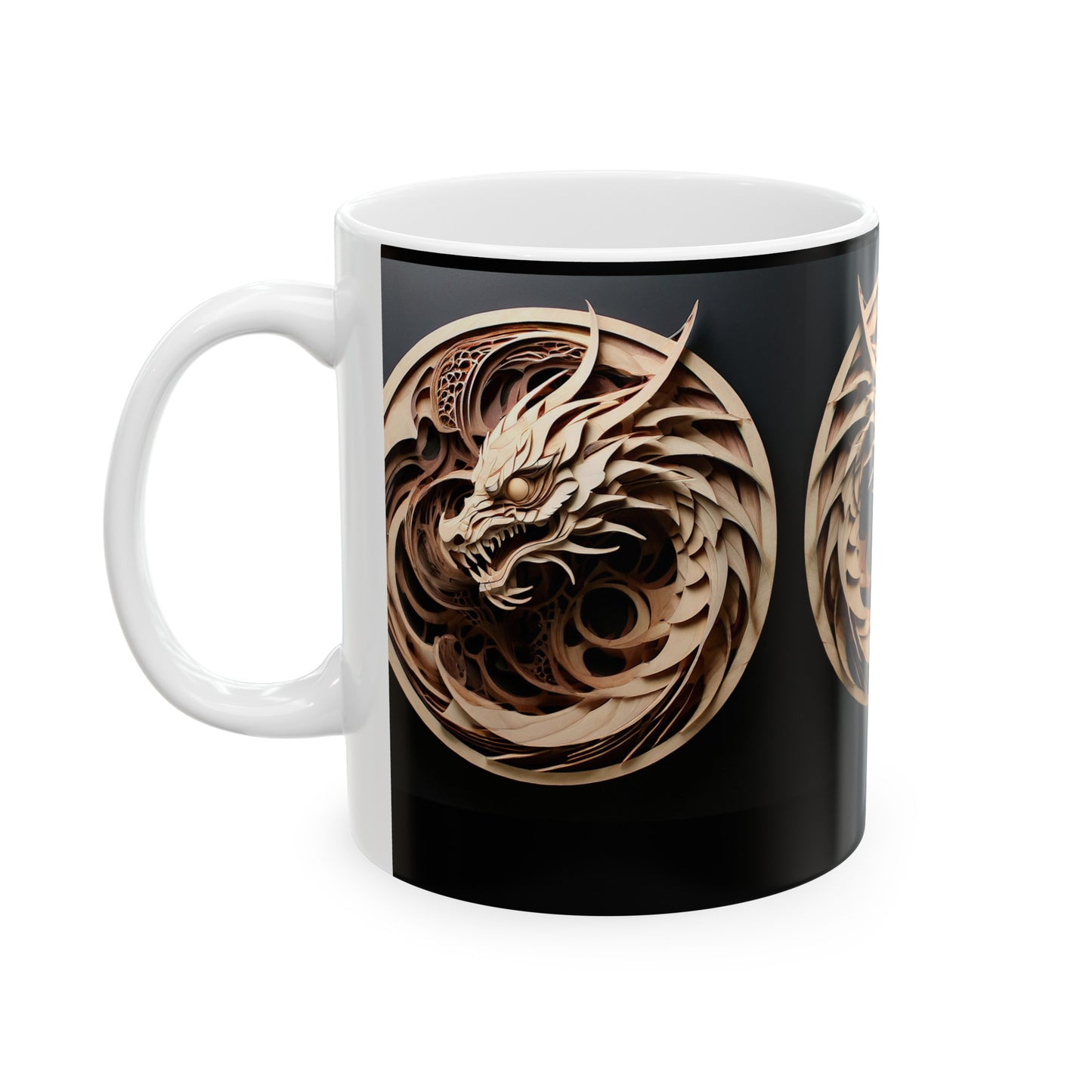 Dragon Medal Coffee Mug