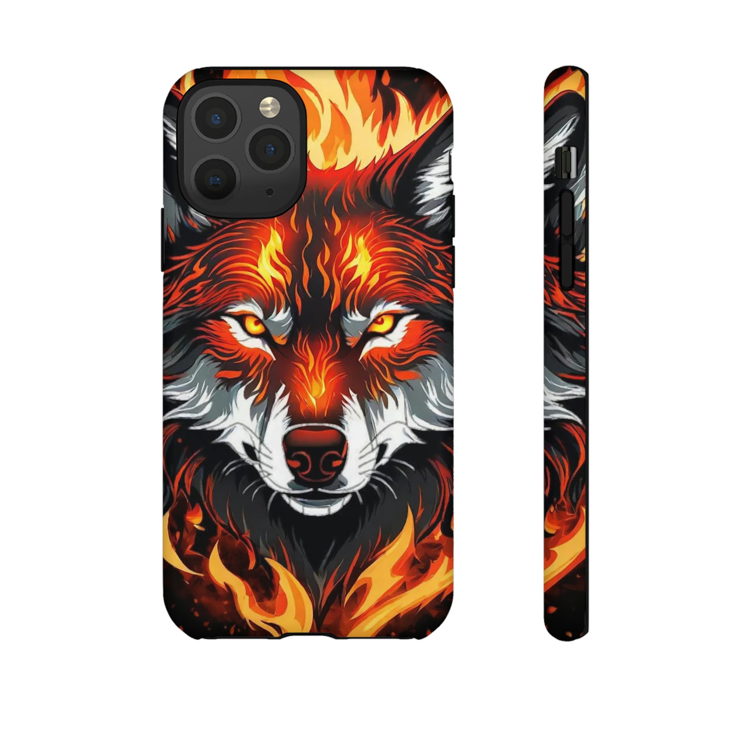 Fiery Wolf Tough Case