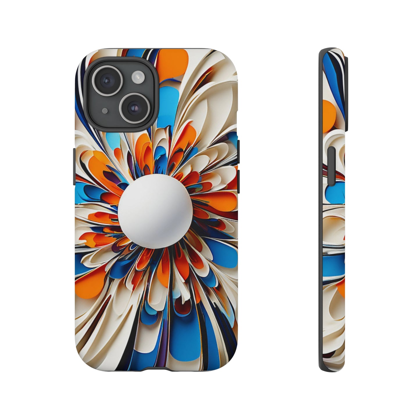 White Flower Tough Case