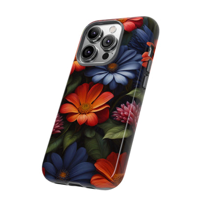 Flame Flowers Tough Case