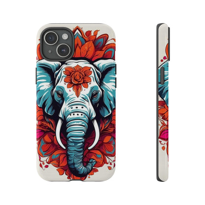 Floral Elephant Tough Case