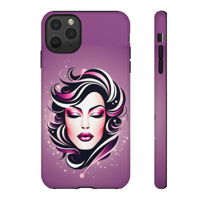 Magenta Lady Tough Case