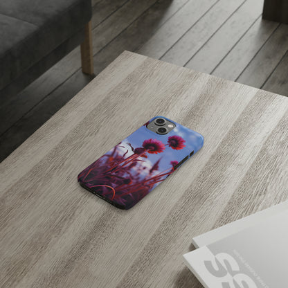 Violet Flower Slim Phone Case - Colorwink