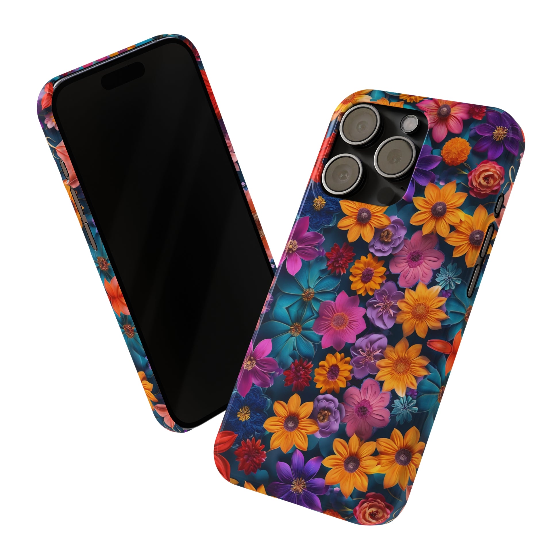 Pinwheel Flower Slim Phone Case - Colorwink