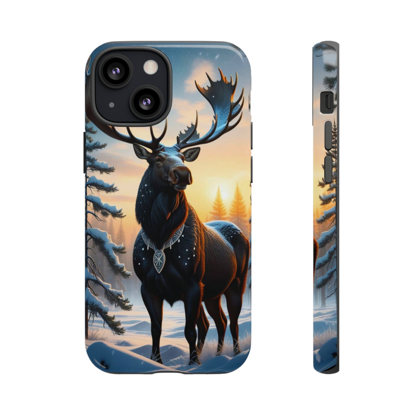 Winter Moose Tough Case