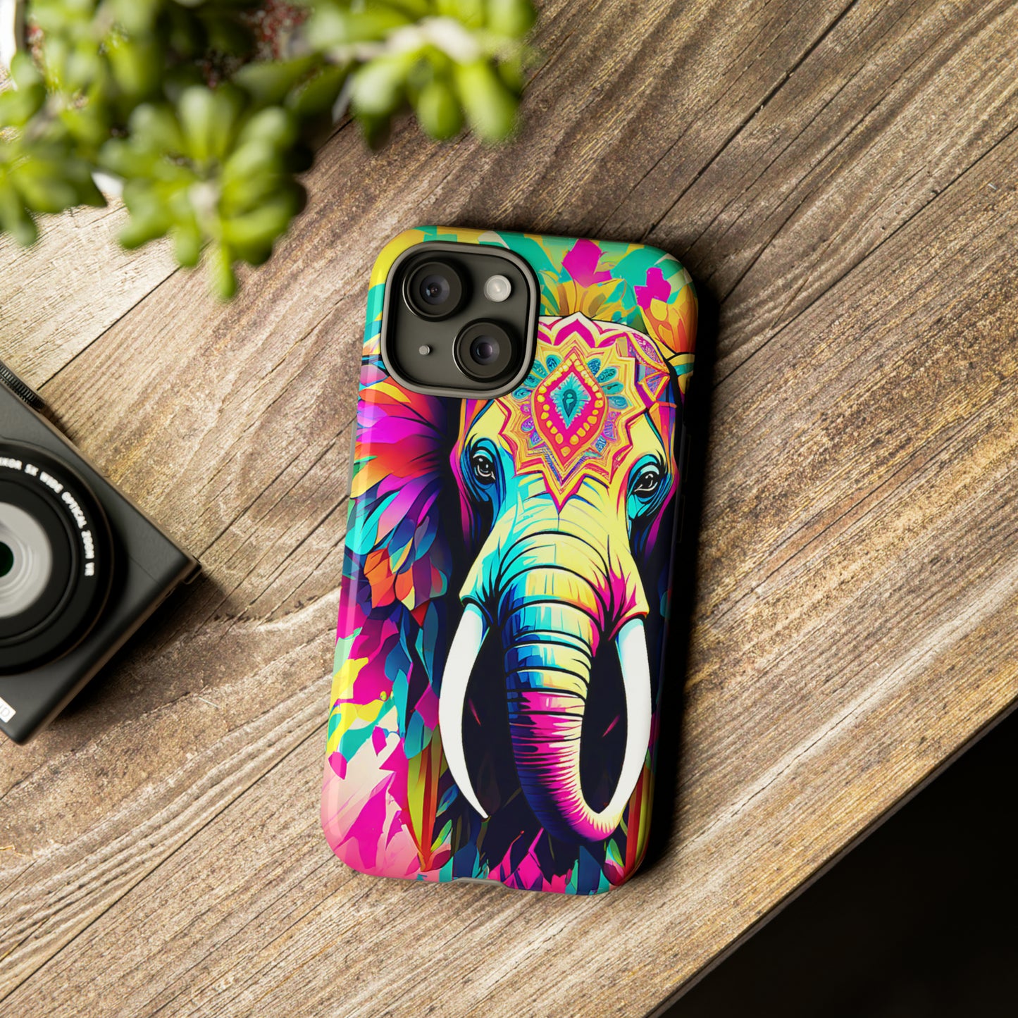 Psychedelic Elephant Tough Case