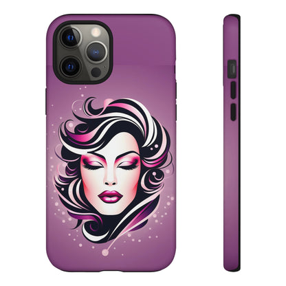 Magenta Lady Tough Case