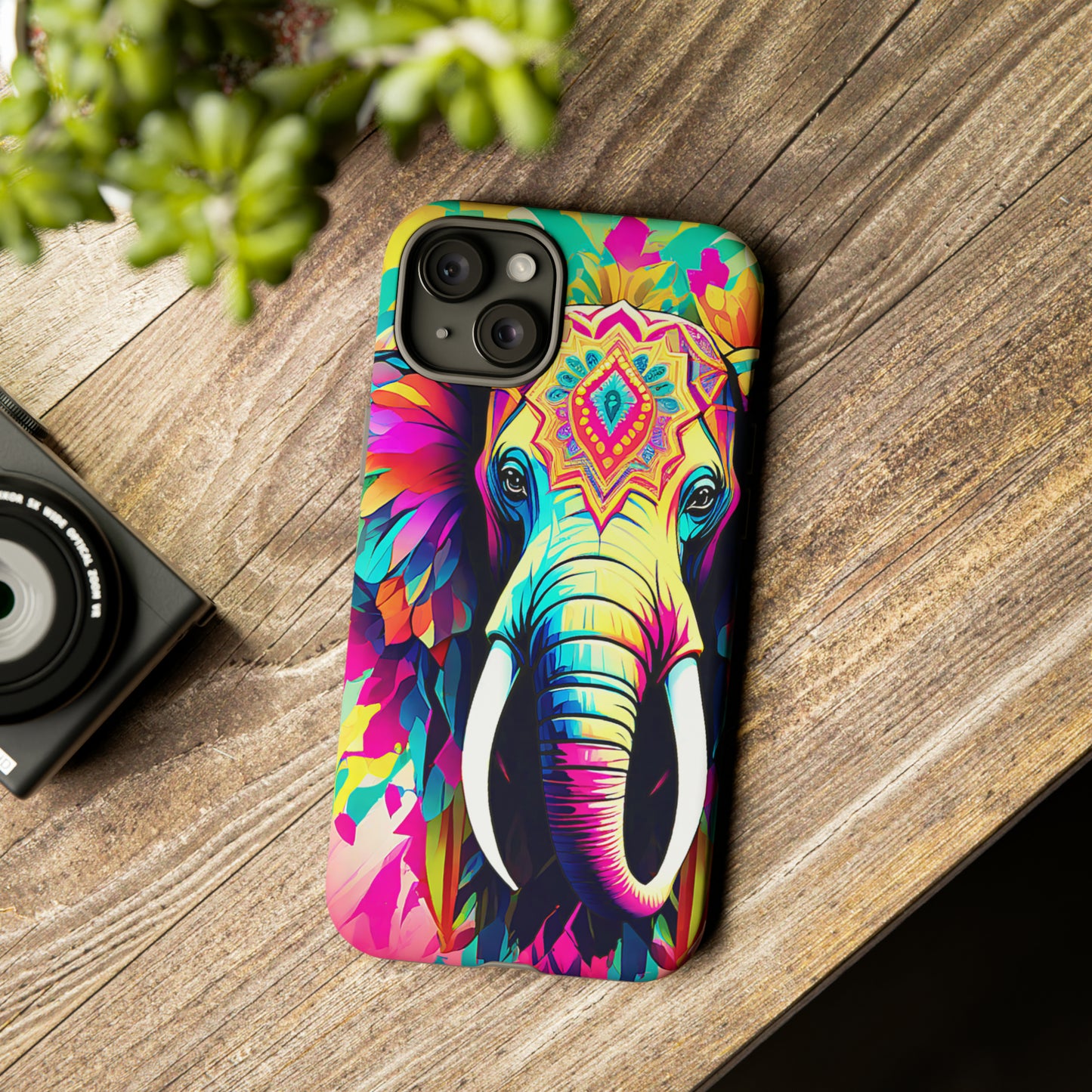 Psychedelic Elephant Tough Case