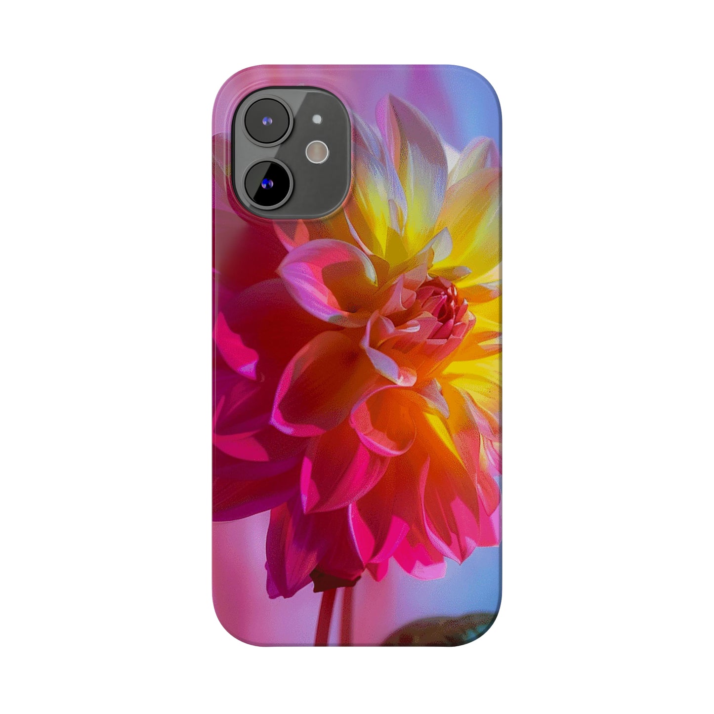 Floral Design Slim Phone Case - Colorwink