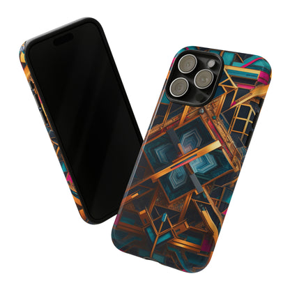 Abstract Tesseract Tough Case