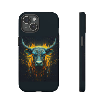 Bull Face Yellow Tough Case