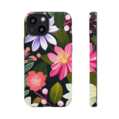 Pink Flower Pattern Tough Case