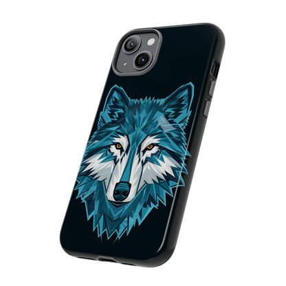 Cubism Wolf Art Tough Case