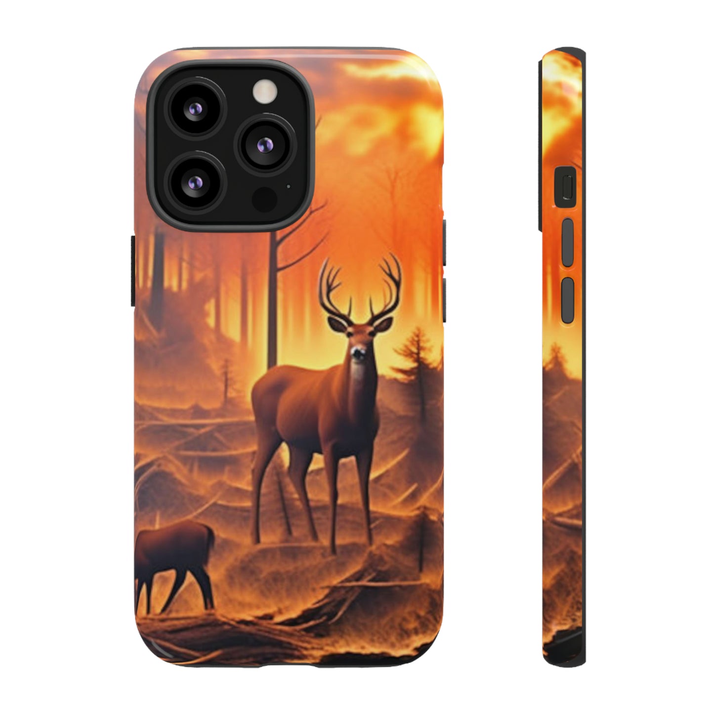 Deer Painting Tough Case