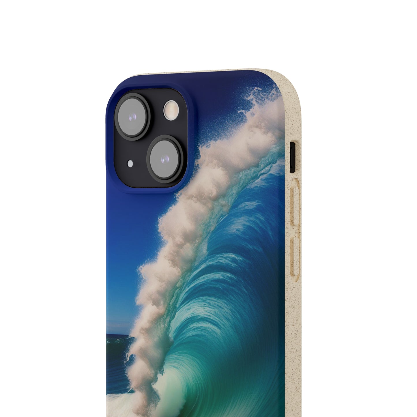 Deep Blue Wave Biodegradable Case